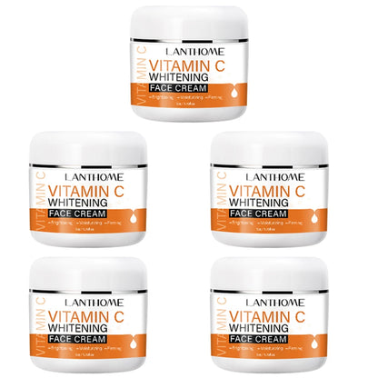 50g C Vitamini Aydınlatıcı Serum Lekeleri Azaltır ve Antioksidanlar Nemlendirici Sıkılaştırıcı Pürüzsüz Cilt Bakımı