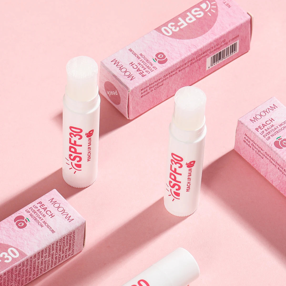 Juicy Peach Lip Balm Set

4/8/12pcs | Lasting Nourishment &amp; Moisture | Daily Care for Men &amp; Women