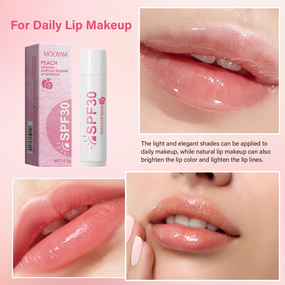Juicy Peach Lip Balm Set

4/8/12pcs | Lasting Nourishment &amp; Moisture | Daily Care for Men &amp; Women